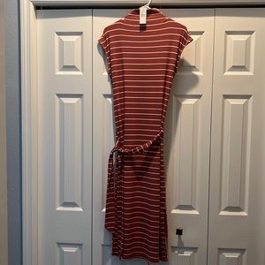 LOFT NWT Striped Mock Neck Dress Size S